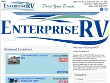 Tablet Screenshot of enterpriserv.com